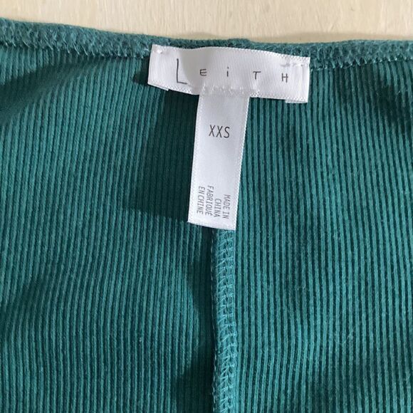 NWT Leith Nordstrom Evergreen Runched Bust Dress Size XXS - Picture 9 of 9